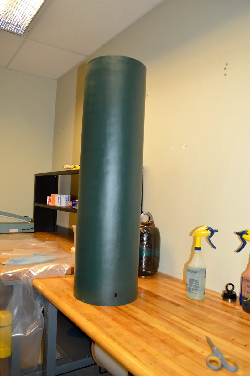 Steelhead composite rocket motor casing hardware.