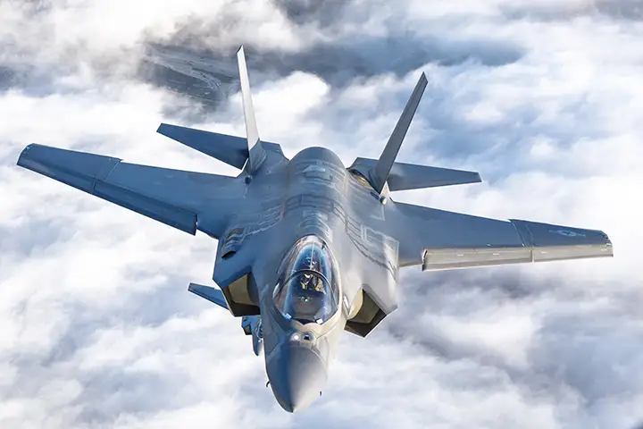 Military aircraft representing aviation oxygen and emergency life-support systems
