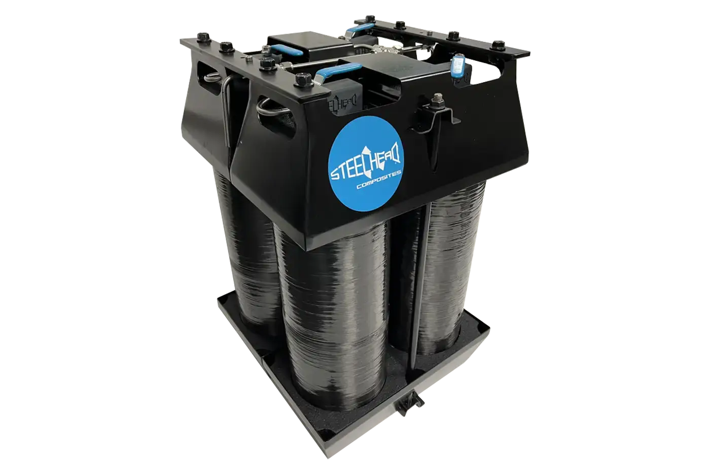 Steelhead modular composite pressure vessel gas storage assembly