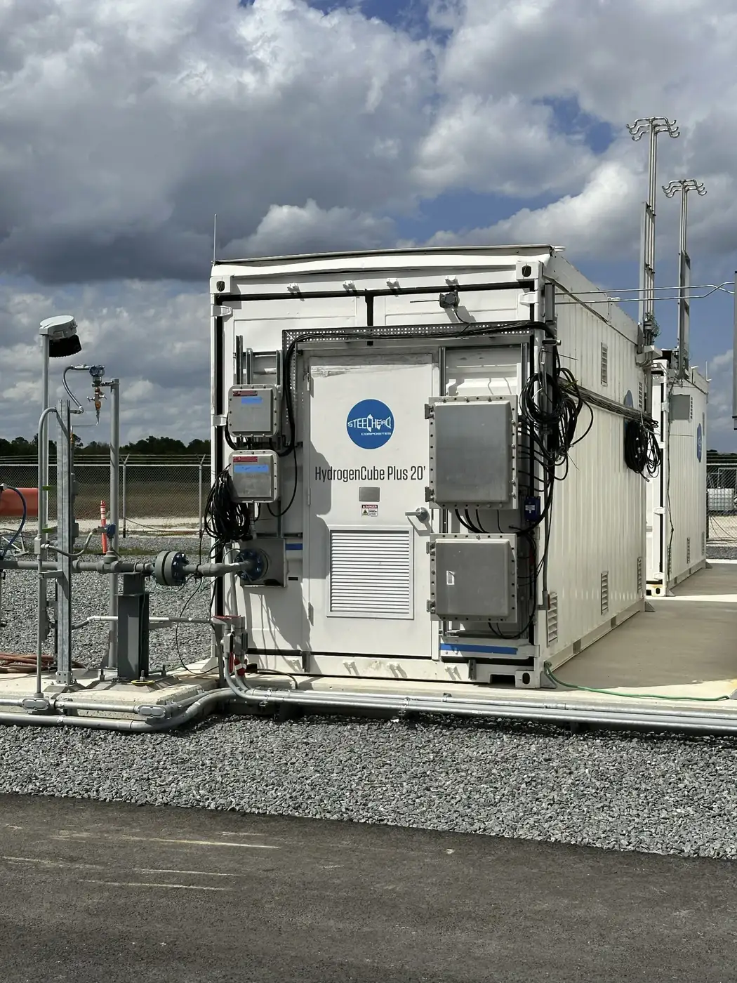 HydrogenCube gas-control and instrumentation panel