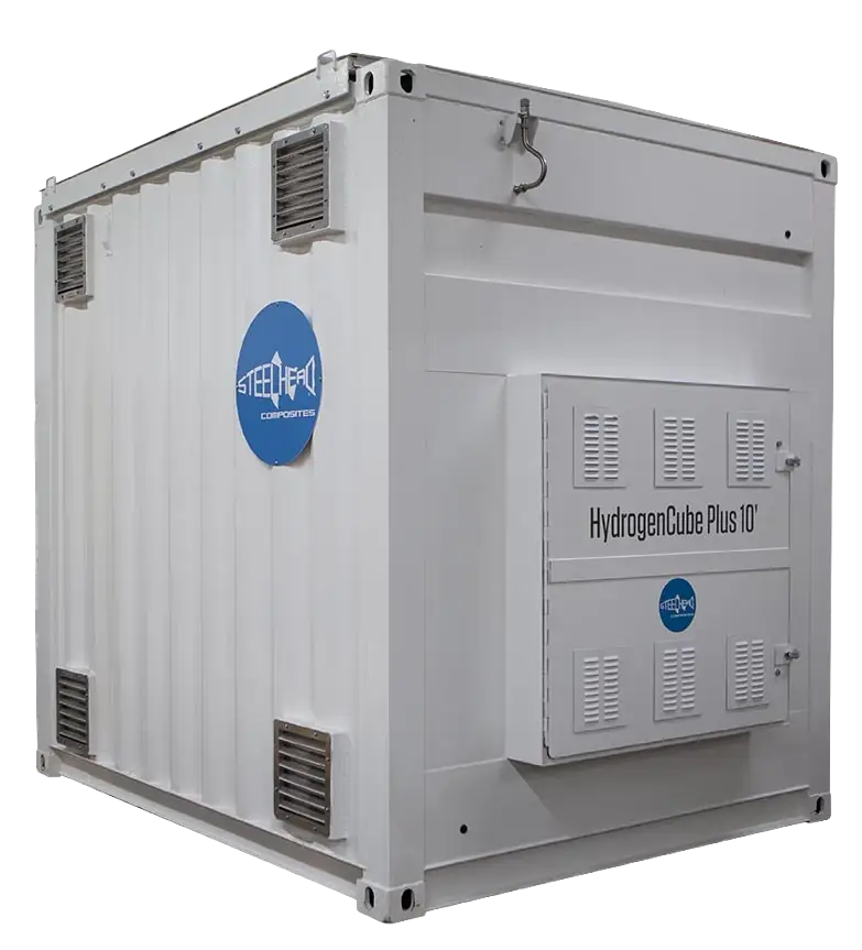 Steelhead HydrogenCube containerized gas storage system