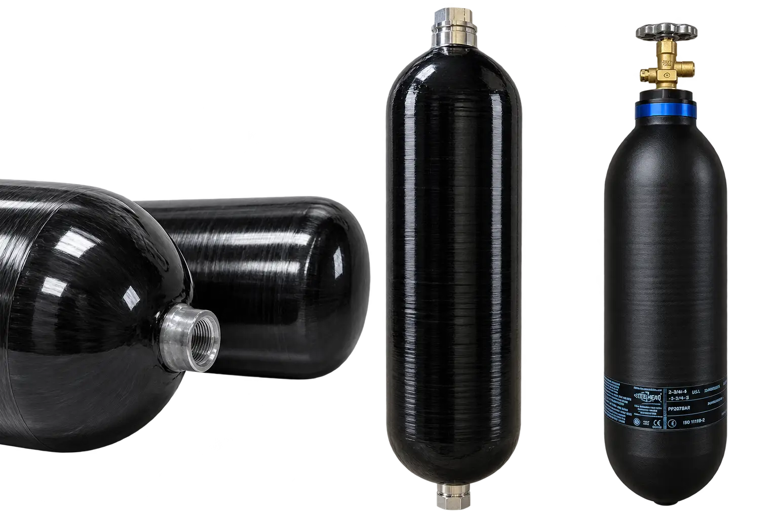 Steelhead Nomad Series Trek, Ranger and Tide compact Type III composite pressure vessel platforms