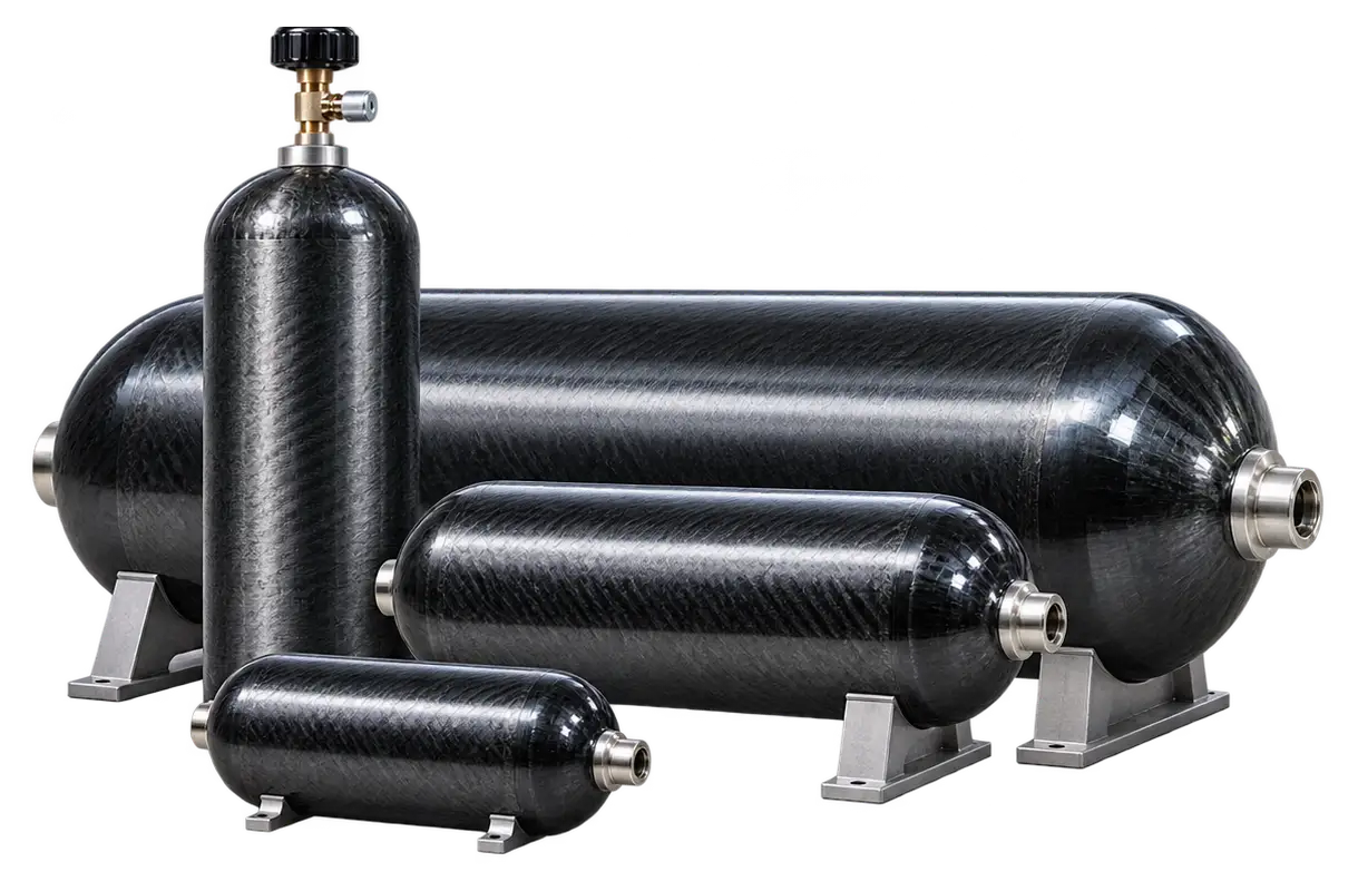 Titan Series 5000 PSI Type III composite pressure vessel family