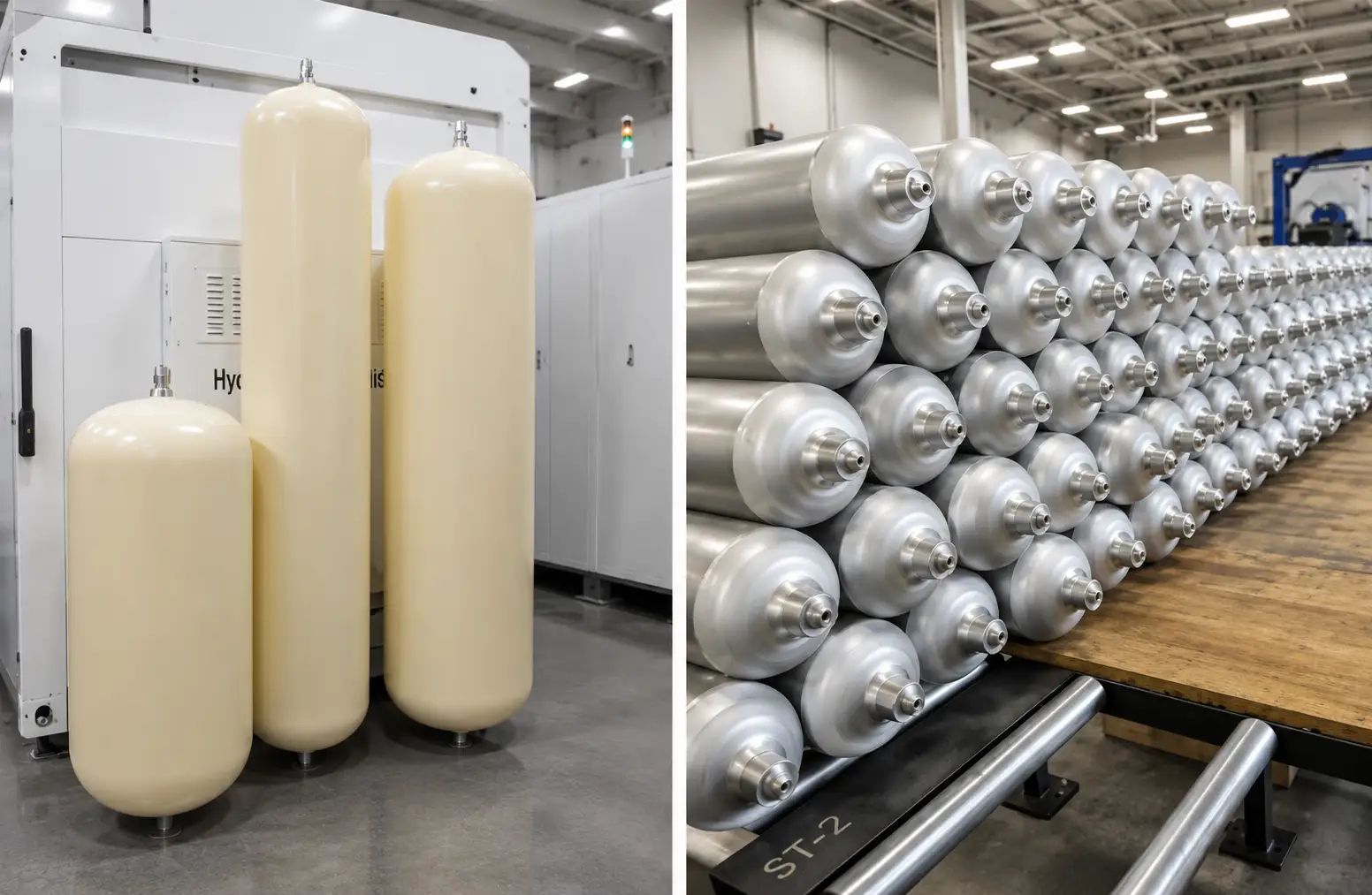 Pressure vessel liner fabrication at Steelhead Composites.